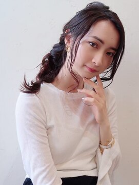 セシルヘアー なんば店(Cecil hair) ルーズな編み込みヘア