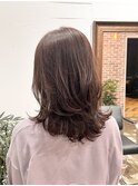 レイヤースタイルオルチャンヘア韓国風ミディくびれヘア大人髪