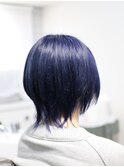 可愛いネイビーカラー