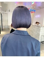 ゲーム 原宿店(GAME)&nbsp;パープルカラー/ダブルカラー/ミルクティーベージュ/ボブ