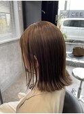 切りっぱなしbeige hair