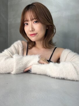 グロー 大宮(GLROW) □ 韓国大宮顔周り髪質改善レイヤー前髪カットくびれミディアム