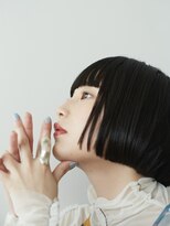 ノフ(knof)&nbsp;切りっぱなしボブ × 地毛風カラー