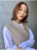 【石崎 枝里】外ハネくびれボブ×顔まわりレイヤー