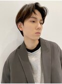 山崎賢人風 韓国マッシュニュアンスパーマセンターパ一卜t1225