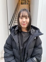 カフ(CAF)&nbsp;CAF FUKO グレーベージュカラー/レイヤーカット/大阪/心斎橋