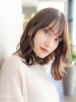 イオ 本厚木(io)&nbsp;20代30代くびれレイヤー似合わせカットイメチェンフルバング