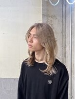 【ステップボーンカット】ブリーチ/メンズ/ハイトーン
