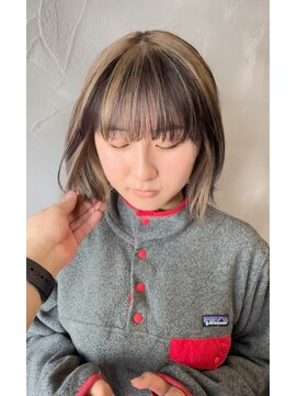 クラシカ(classika) ベージュ/アンブレラカラー/インナーカラー/外ハネBob