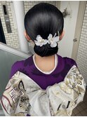 シニヨン タイトヘア タイトシニヨン 参列ヘア