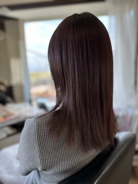 コアフィールフィス(COIFFURE fils) 【見附　今町】M3Dトリートメント　レッド系カラー