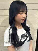 ルノン(LUNON)&nbsp;ブルーブラック/ブルーカラー／ブリーチカラー