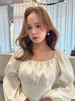 リリー(Lilley)&nbsp;【lilley 稲永麻衣】レイヤーカット+顔まわり+ロング+韓国ヘア