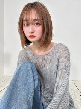 アンジェリカ 立町店(ANGELICA) 切りっぱなしボブ