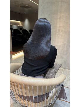 アンフィニー 仙台(ANFINI) 仙台髪質改善縮毛矯正韓国レイヤーチェリーブラウンミニウルフ