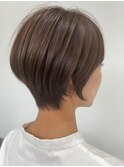 30代40代大人女性/前髪ありショートボブ/ショートヘア/髪質改善