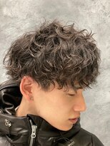 ヒロ銀座 バーバーショップ 札幌本店(HIRO GINZA BARBER SHOP)&nbsp;ツーブロックスパイラルパーマ