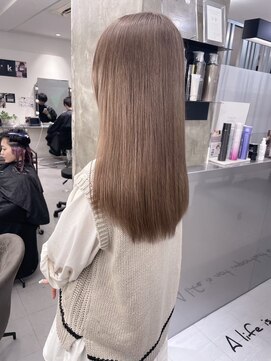 キング 枚方店(K!ng) 縮毛矯正髪質改善ハイライトレイヤーカット枚方美容室エクステ