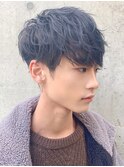 【Lond GULLMAN江村】ブルーブラック/ブリーチカラー