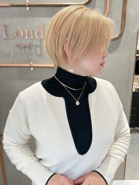 ロンド エスポワール 錦糸町(Lond espoir) ☆ ミニウルフレイヤーカット顔周り前髪韓国ショートボブ7