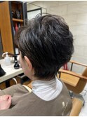 50代60代70代骨格補正丸みのあるくびれショート