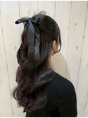 大人ハーフアップ【ＴＥＬ予約でお得】¥2300→¥2100