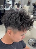 熊本メンズサロンアップバングショートスパイキーショート