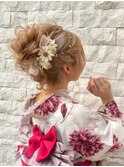 ゆるふわお団子ヘア