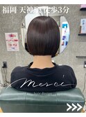 ボブ/髪質改善/酸性矯正/美髪矯正/福岡/天神/今泉/福岡ボブ