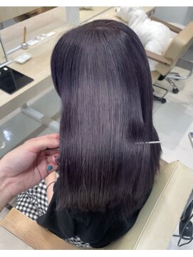 バーチ バイ クロップエス(BIRCH by crop es) ダブルカラー/ブリーチ/深めパープル/ラベンダーカラー