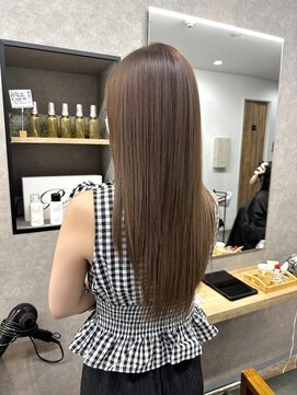 黒髪/クラゲヘアー/オリーブグレー/小顔/ココアベージュ［稲毛］