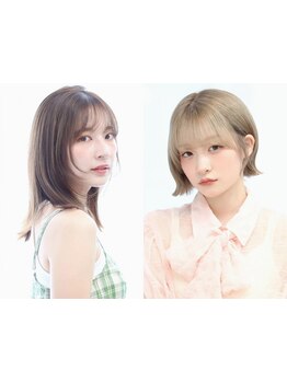 【口コミ多数☆女性stylistが多い】前髪カットから顔周りの似合わせはお任せ◎魅力を最大限に引き出します*