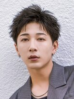 オーシャントーキョーオーバー 渋谷(OCEAN TOKYO OVER)&nbsp;ビジネスショート七三ツーブロックニュアンスパーマ刈り上げ