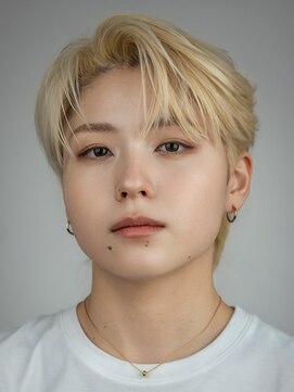 オーシャントーキョーオーバー 渋谷(OCEAN TOKYO OVER) センターパートフェザーパーマニュアンスパーマシャドウパーマ