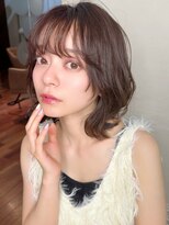 リークフー(Ree cu fuu)&nbsp;シースルーバング透明感カラーレイヤーカットレイヤーミディ