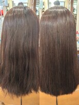 TJ天気予報 9t 大府店&nbsp;【ビフォーアフター】艶髪/髪質改善水素カラー/ストレート