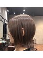 フェリーザ 八千代緑が丘店(FELIZA) 自然な外はねが今っぽいナチュラルボブ。