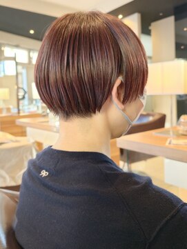 フロア(FLOOR) #マッシュショート#ピンクブラウン#金沢文庫FLOOR八木