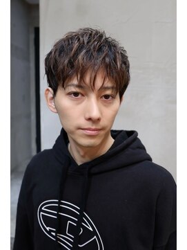 ルーツ(ROOTS) 無造作ショートウルフツイストパーマ