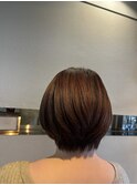 ショートボブ×美容液カラー！【千葉　千葉駅】