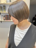 セブンベルベット(7 Velvet) ボブショート/ブリーチなしグレージュ/グレージュ 【福岡聖容】
