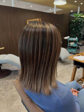 メゾン(Maison) 大人可愛い◎コントラストハイライトカラー