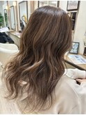 ハイライト×ベージュピンク