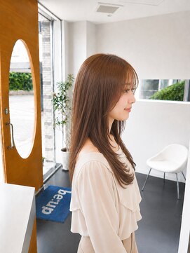 ビーアップヘアー(be:up hair) 透明感ブラウン×韓国風レイヤー
