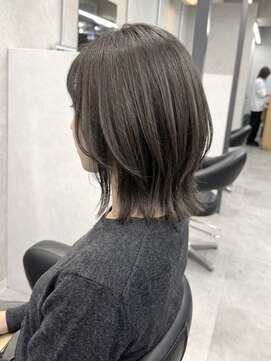 ヘアサロン ドットプラス 町田店(dot. plus) 【フジタアヤコ】小顔レイヤーボブ/グレージュ/町田