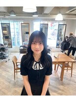 チュール バイ ラランジェ 横川店(ture by LARANJE)&nbsp;前髪ストレート