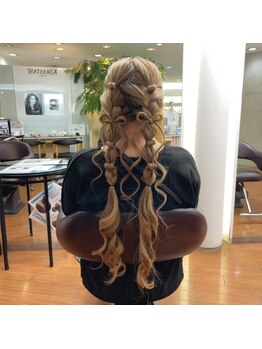 カズ(KAZU)の写真/和装も洋装もお任せください！LIVEやデートの準備にアレンジSETで理想の仕上がりを♪
