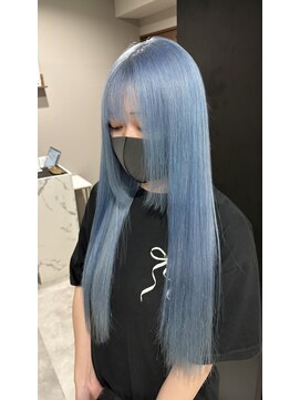 ミミー(mimiiy) 梅田ハイトーンカラー/水色カラー/ブルーカラー/ペールトーン