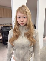 ヴィンスジオ 岐阜駅南(vince gio)&nbsp;ライトベージュ × レイヤーカット
