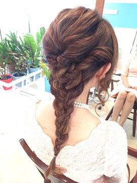 ロカット サロン(Roquat Salon) 編み込みアレンジヘアセット【ヘアセット　立川/立川南/八王子】